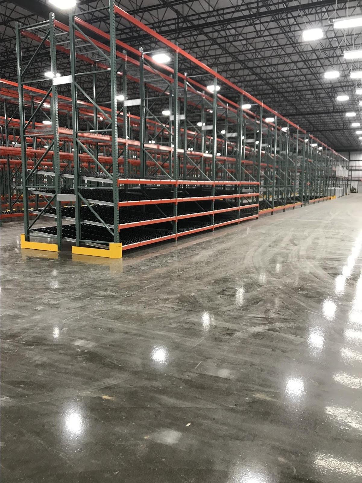 Carton Flow Pallet Racks Install